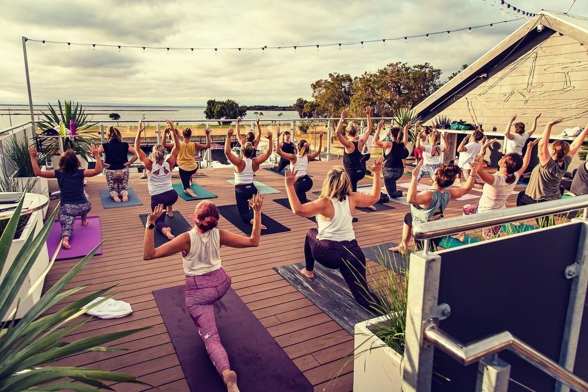 Rooftop Yoga & Breakfast at the Boundary Island Brewery