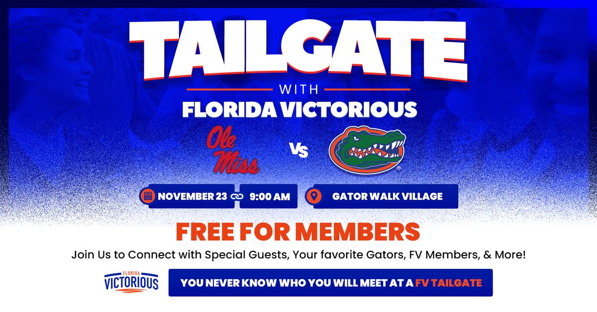 Ole Miss vs UF Tailgate by Florida Victorious