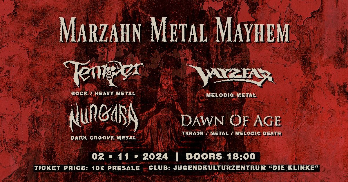 Marzahn Metal Mayhem! \u26a1 @Klinke