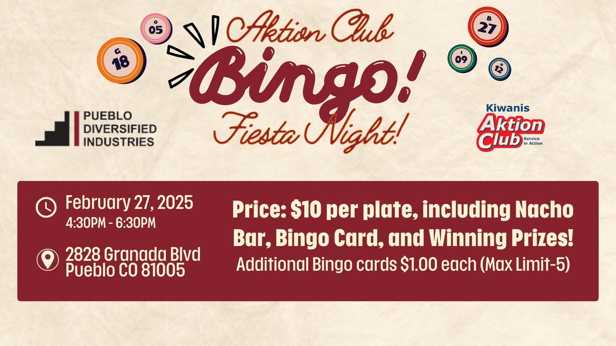 Aktion Club Bingo Night!