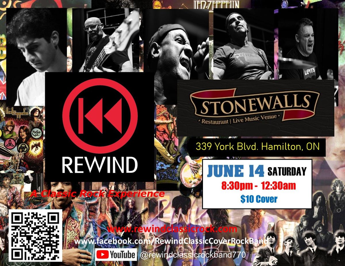 REWIND at Stonewalls in Hamilton