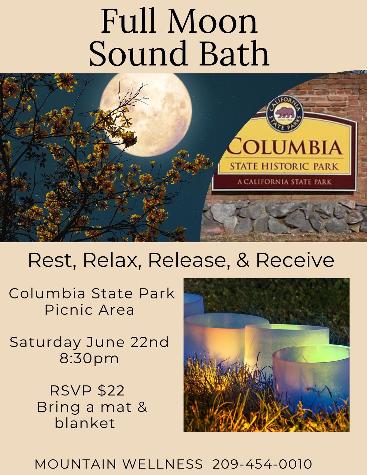 Columbia  Full Moon Sound Bath  