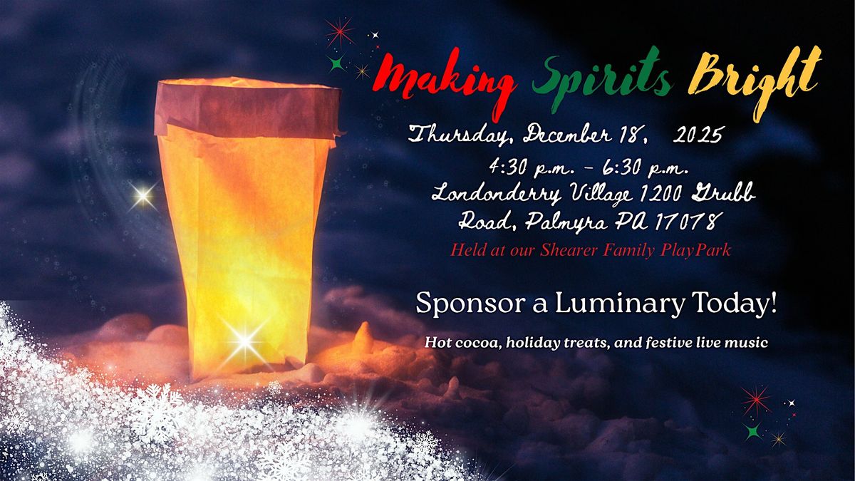 Making Spirits Bright, Londonderry Village, Palmyra, 18 December 2025