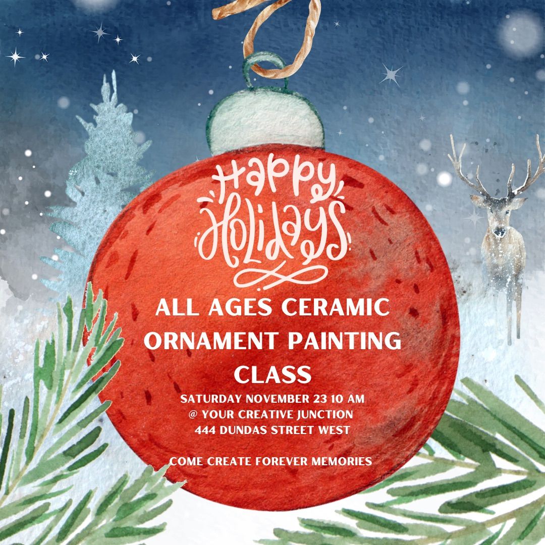 Ceramic Ornament Class