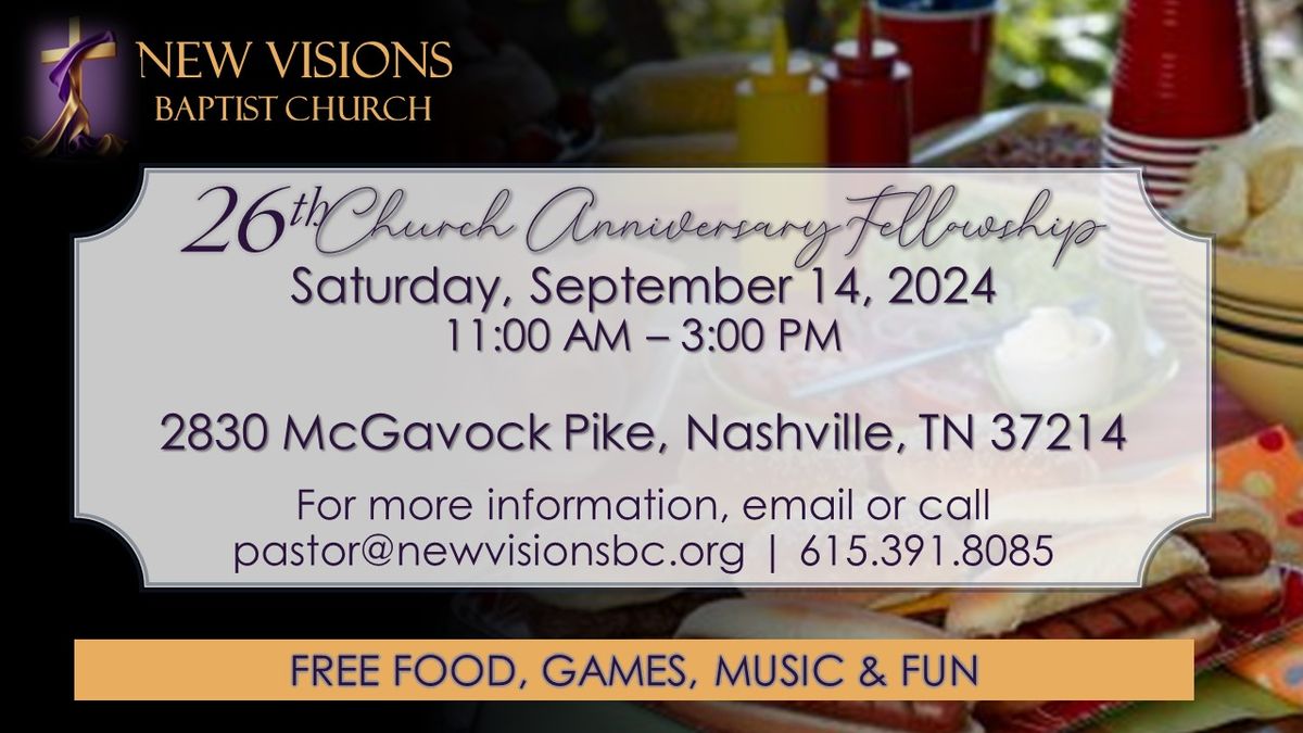 NVBC 26th Church Anniversary Picnic