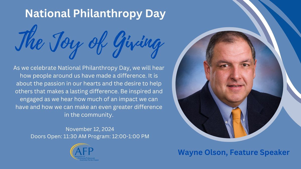 National Philanthropy Day