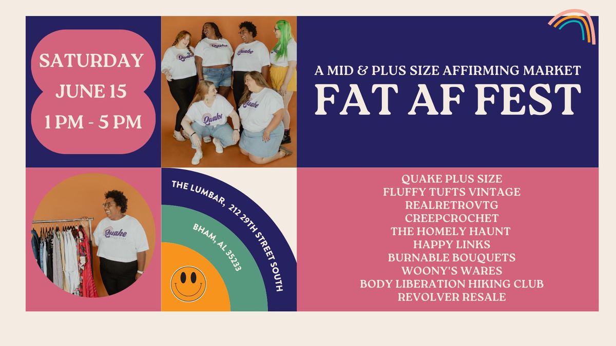 FREE Fat AF Fest | A mid & plus-size affirming market.