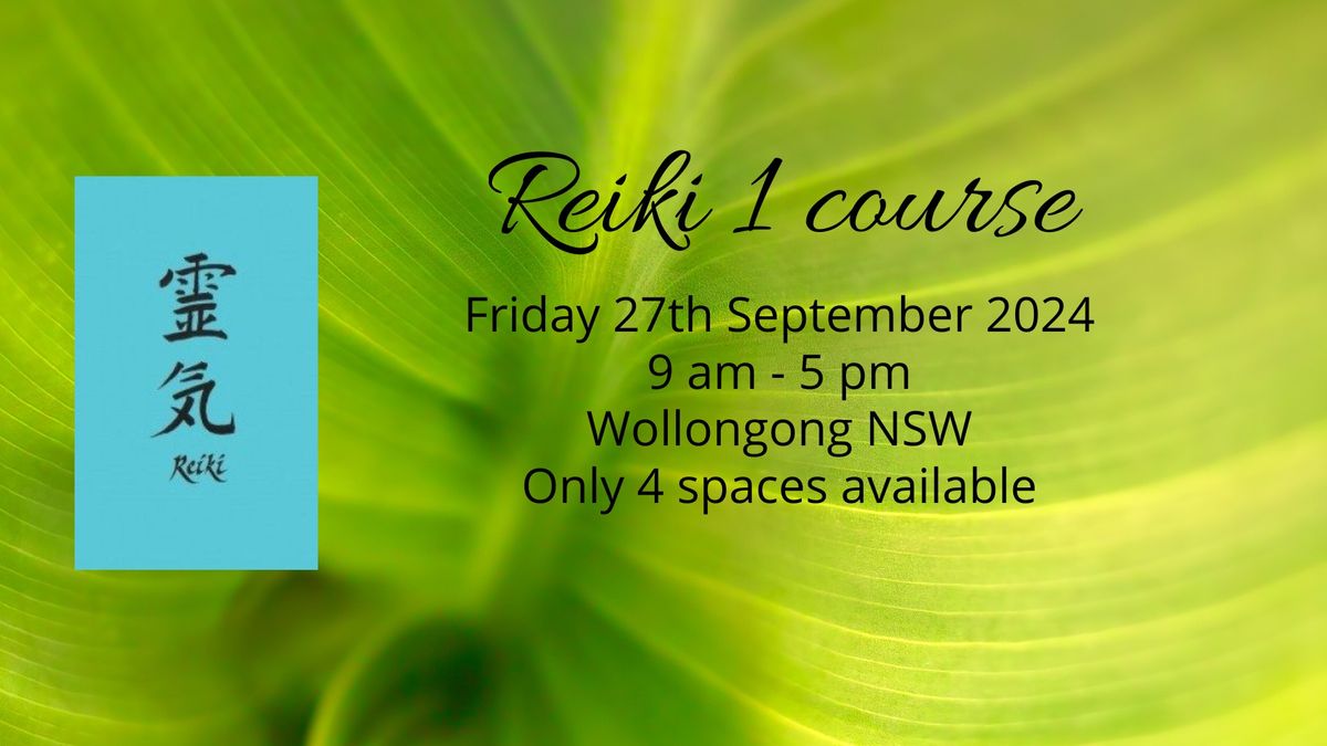 Reiki 1 healing course