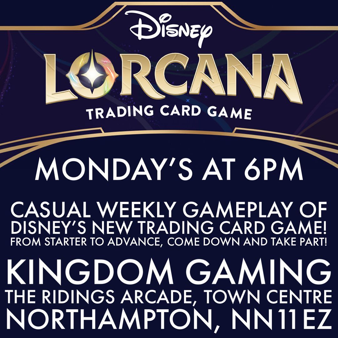 Monday Night Lorcana @ Kingdom Gaming, Northampton