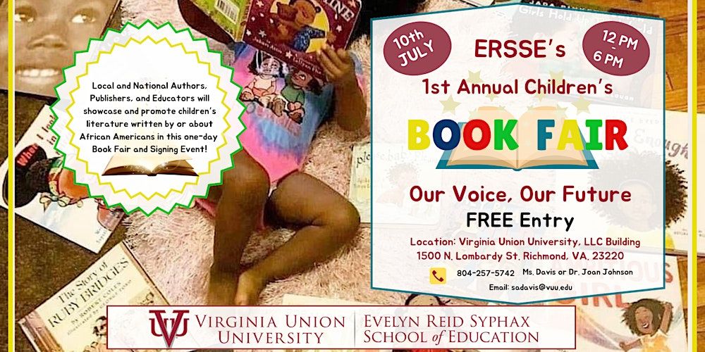 VUU Evelyn Reid Syphax School of Education Book Fair & Signing