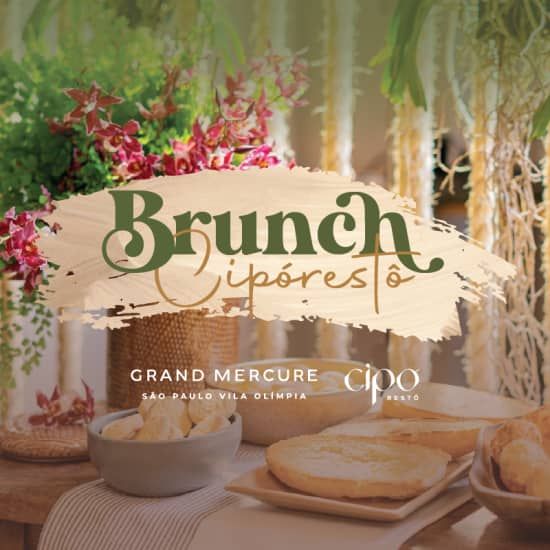 Brunch no Cip\u00f3Rest\u00f4