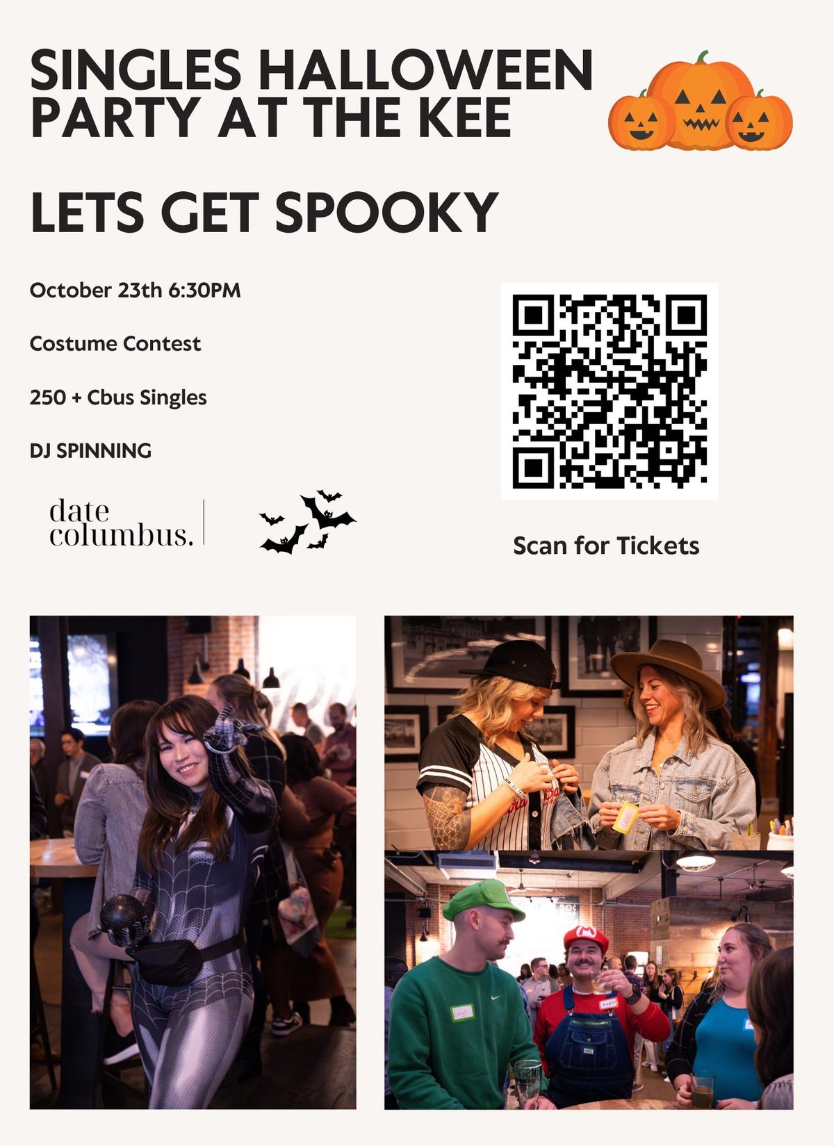 Spooky Singles Halloween Party at The Kee