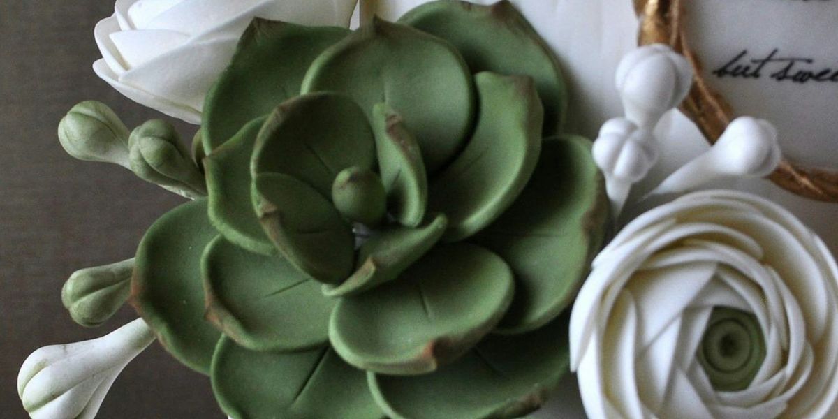 Sugar Succulents Gumpaste Flower Making Class