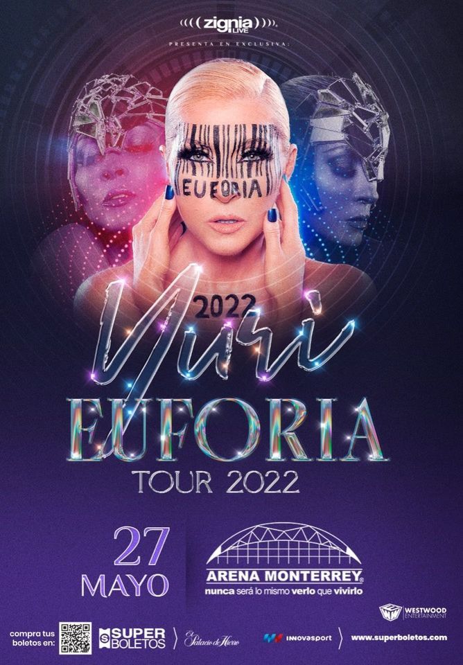 Yuri Euforia Tour 2022, Arena Monterrey, 12 November 2022