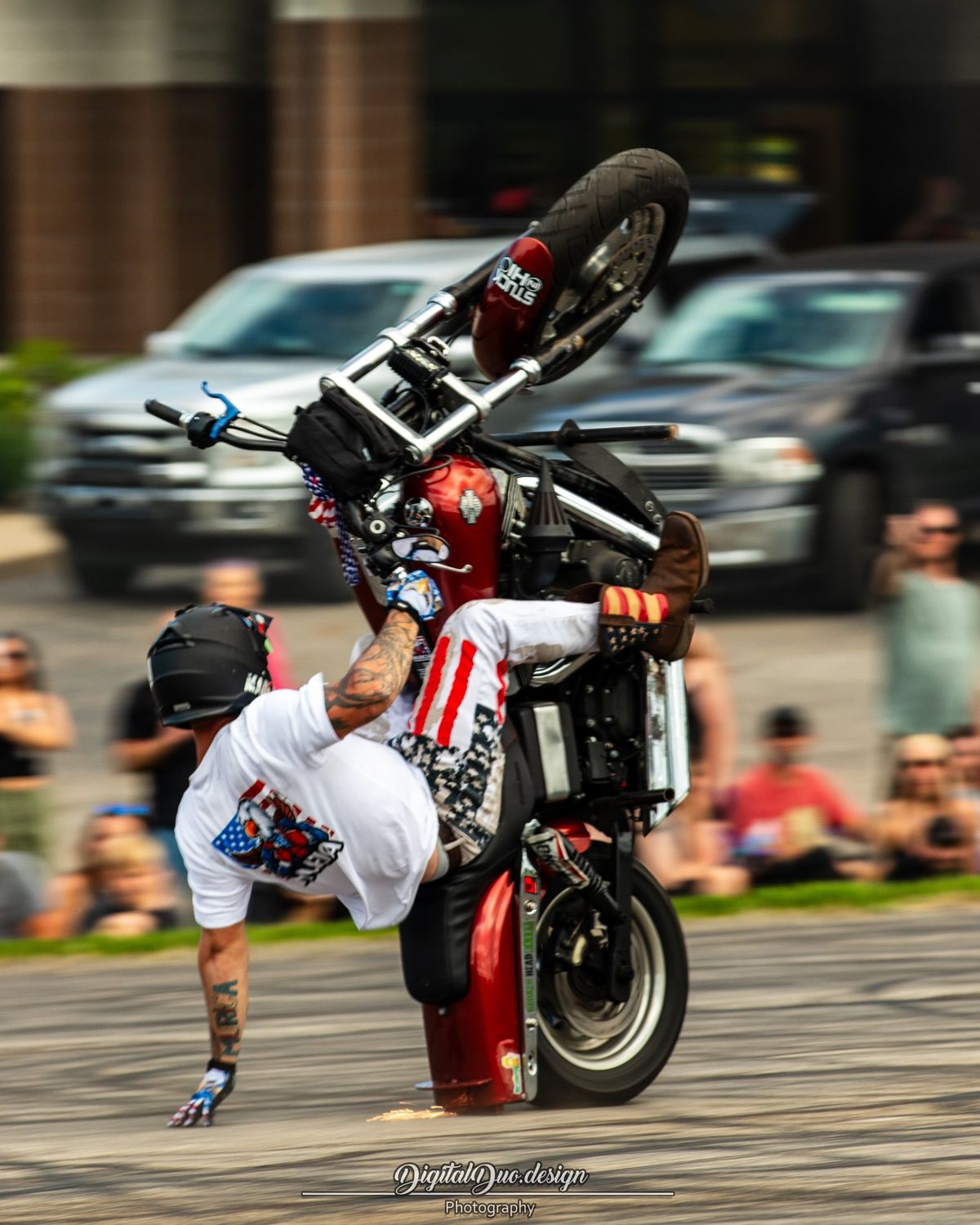 Motorcycle Stunt Riding Show!