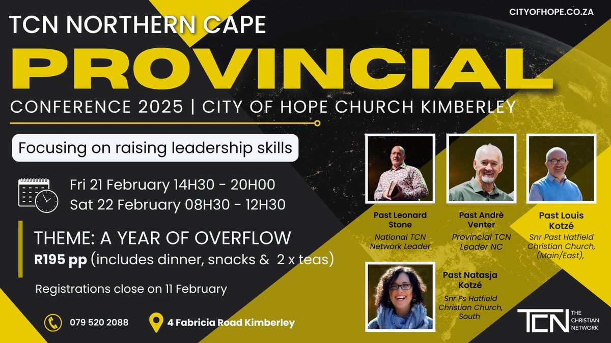 TCN Northern Cape Provincial Conference 2025