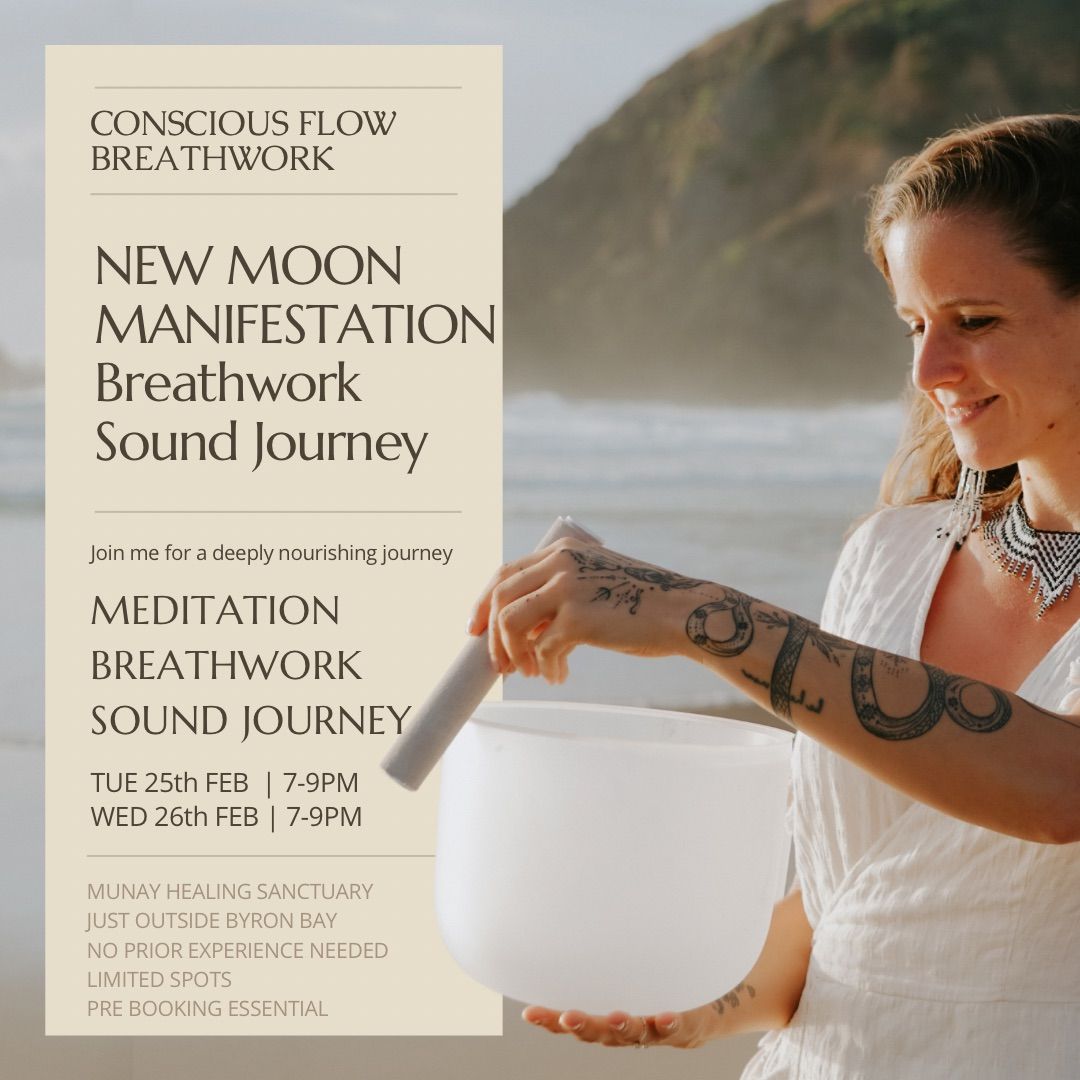 New Moon Manifestation Breathwork Sound Journey