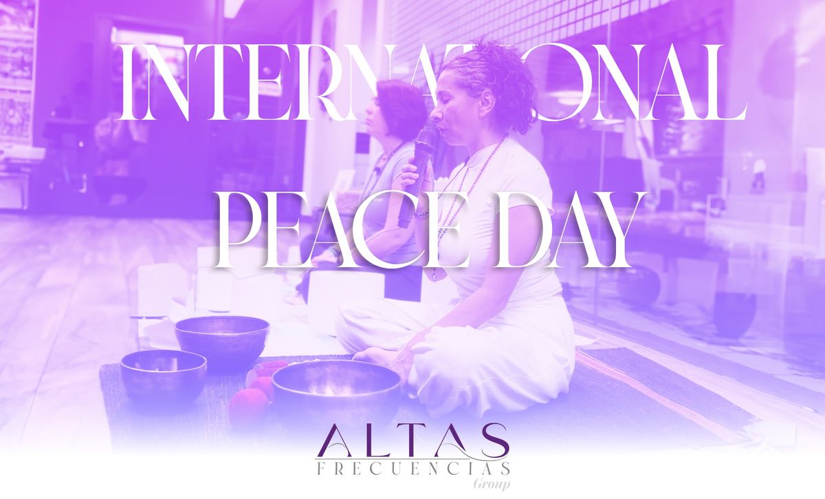 Harmonize Your Spirit: Sound Healing with Crystal and Tibetan Bowls for Peace Day!