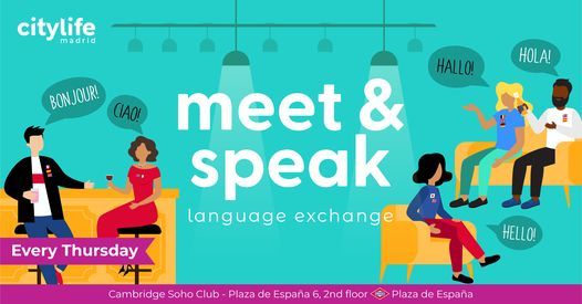 \u2605 Meet & Speak: Join Madrid's most popular language exchange!