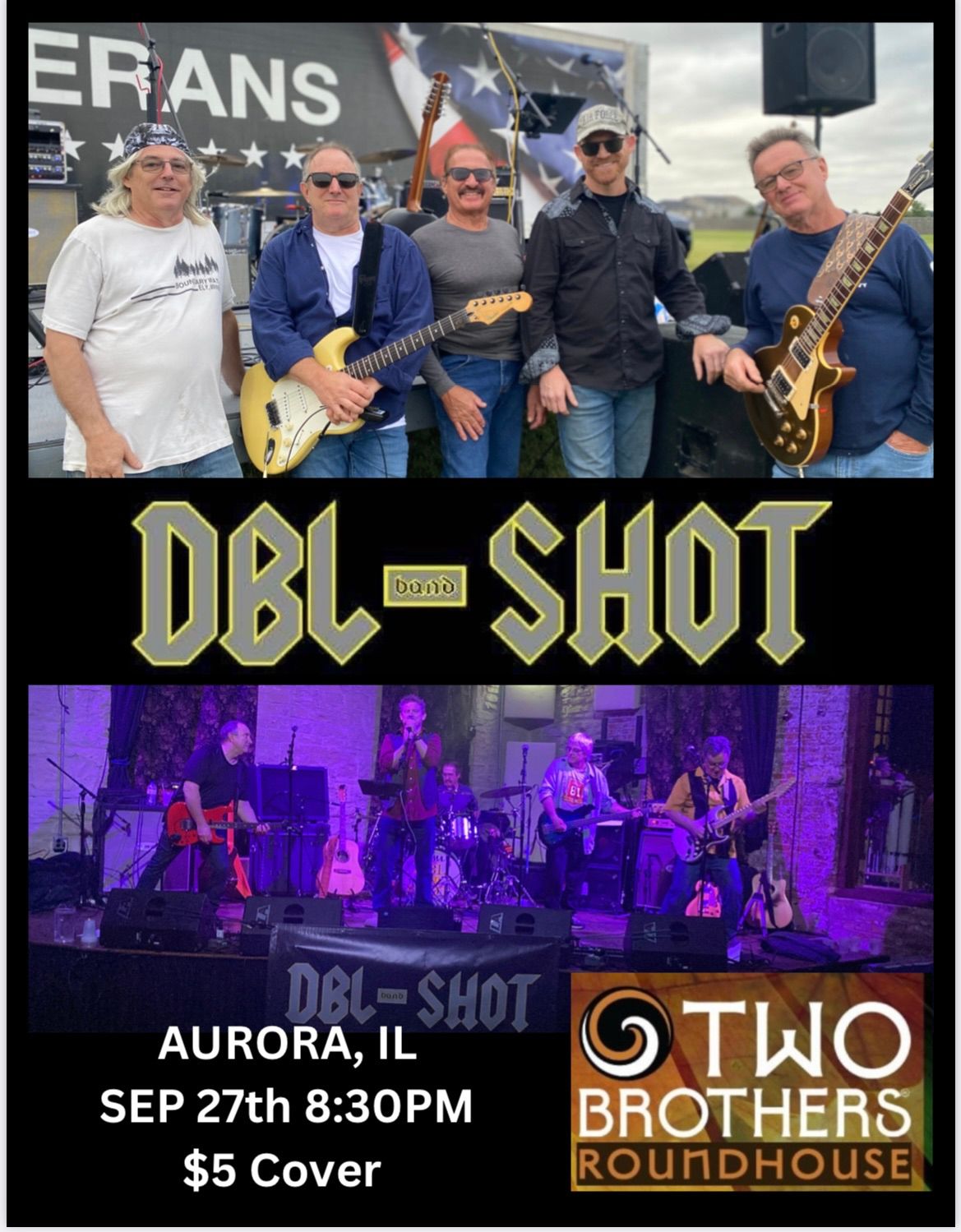 DBL-SHOT (70's\/80's Classic Rock Band) LIVE at Two Brothers Roundhouse! 