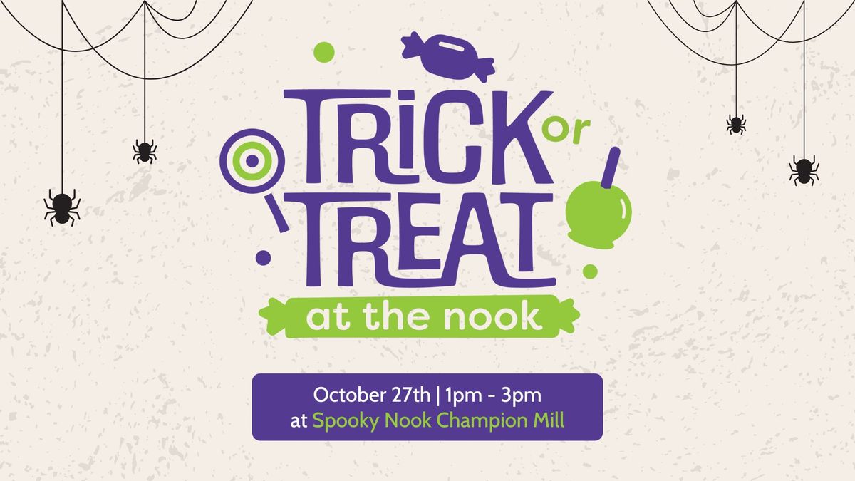 Trick or Treat at The Nook