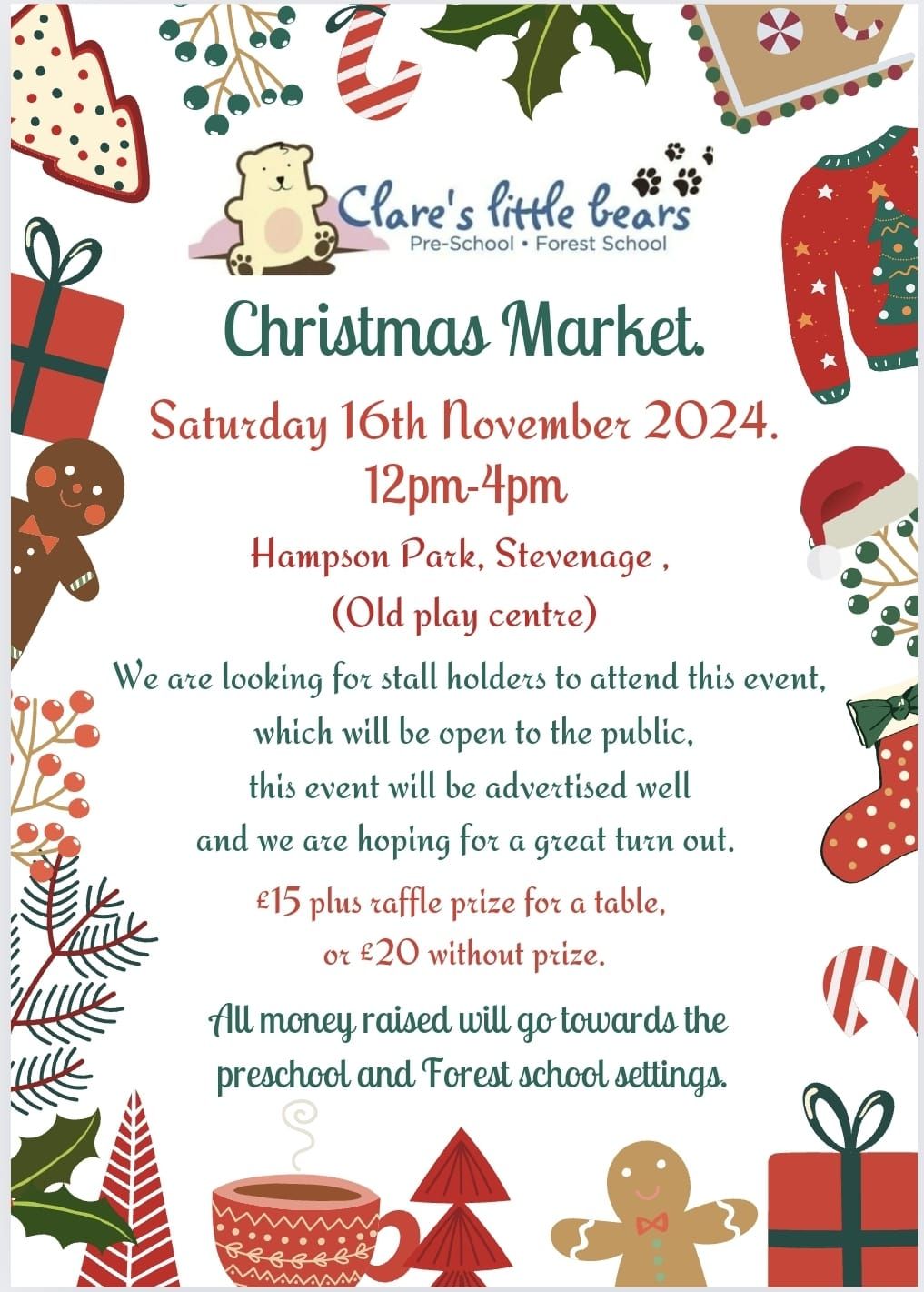 Clares Little Bears Christmas Market 