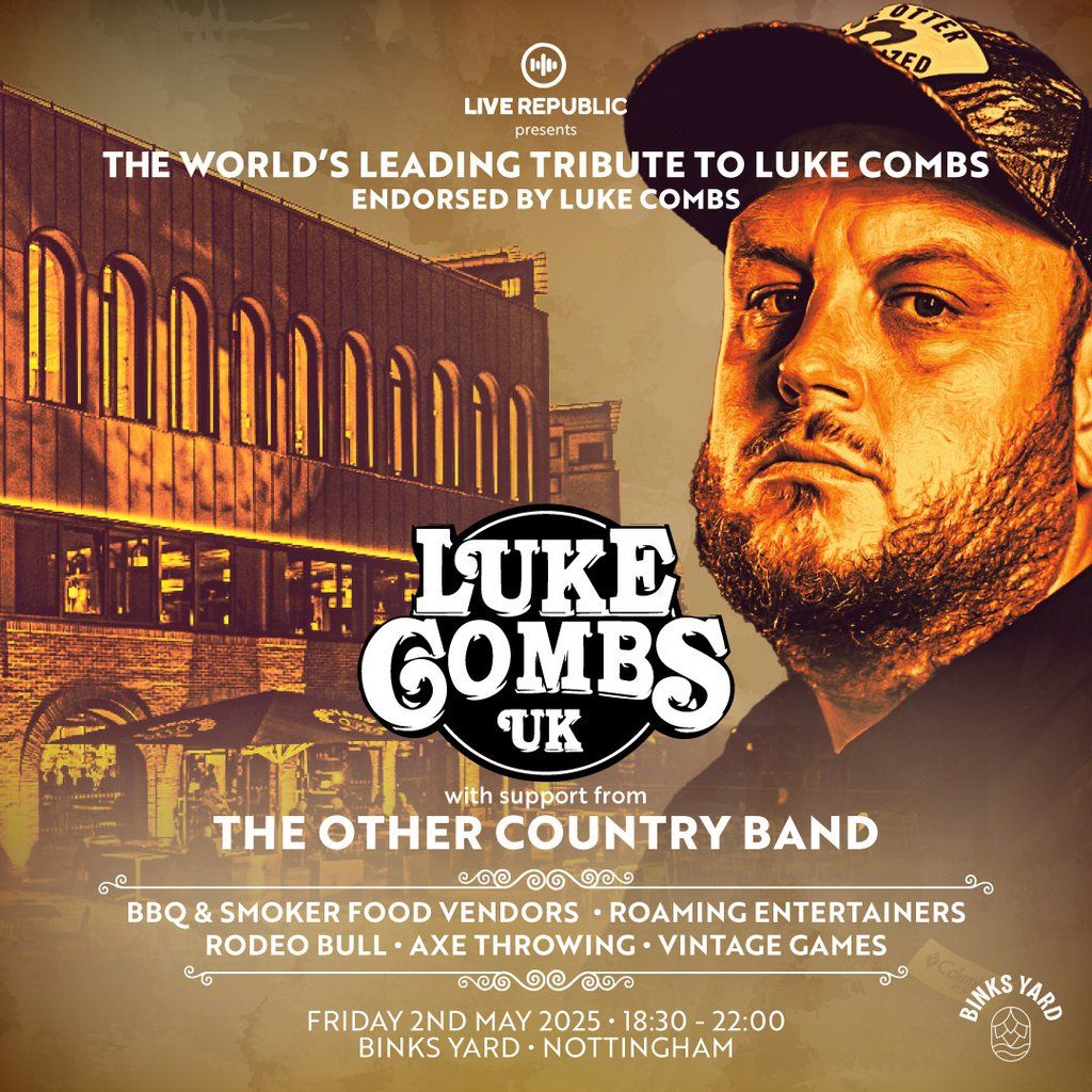 Luke Combs UK | The World's Leading Tribute Act, Binks Yard