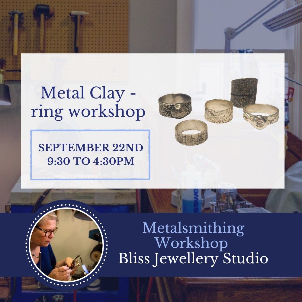 Metal clay ring workshop