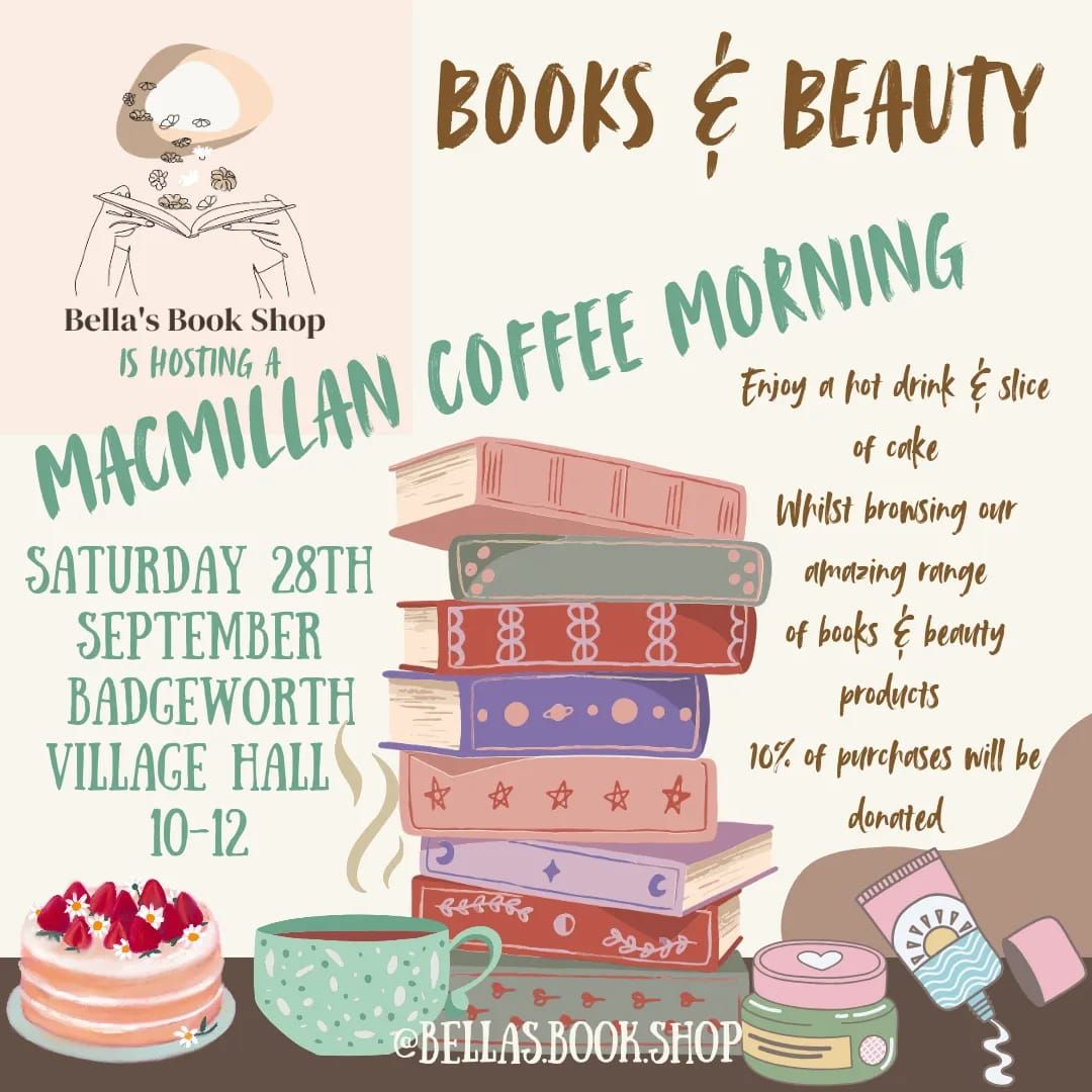 Books & Beauty Macmillan Coffee Morning 