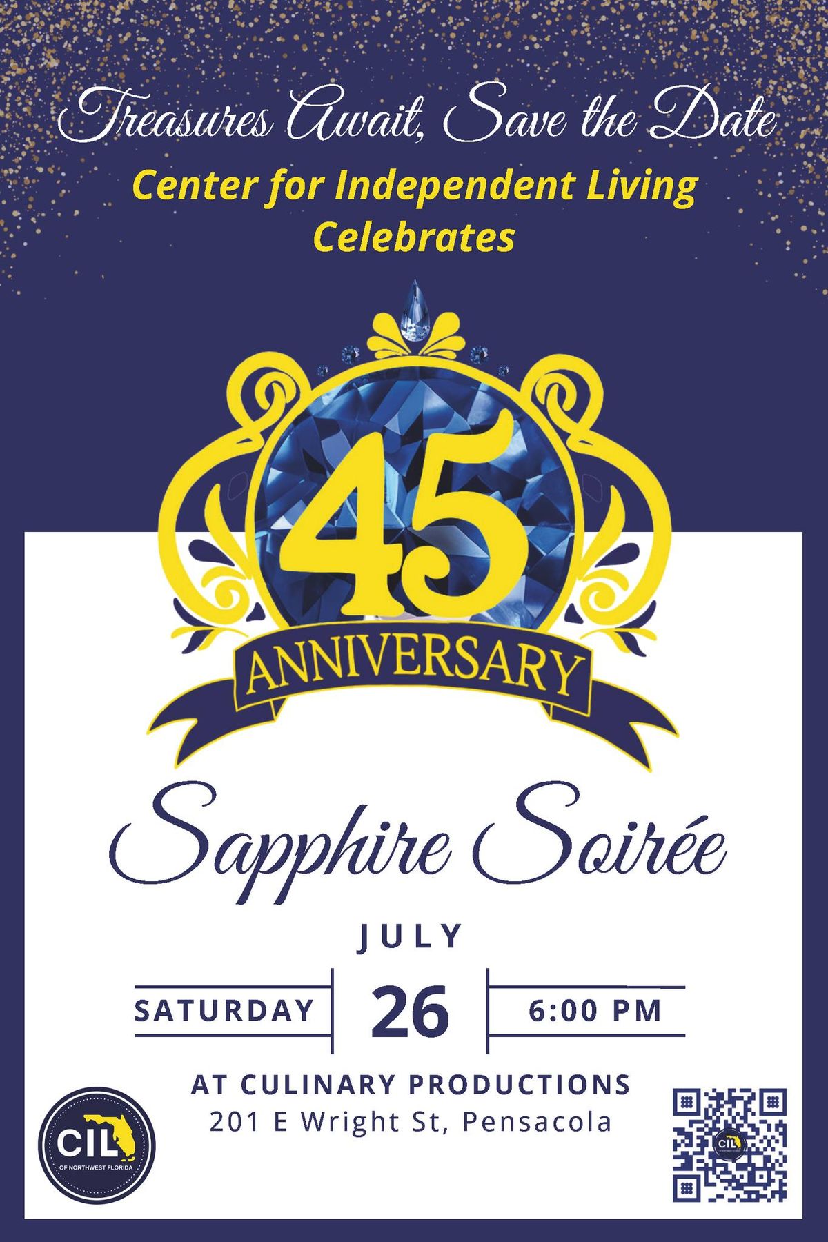 45th CIL Anniversary Sapphire Soir\u00e9e