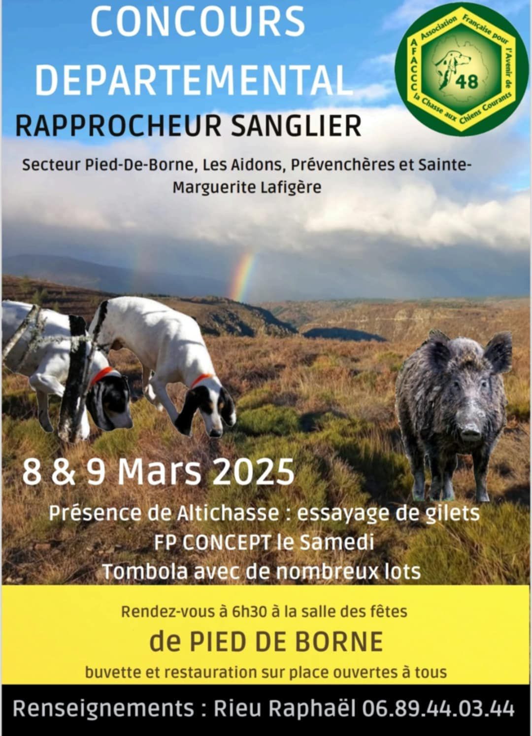 concours rapprocheur sanglier