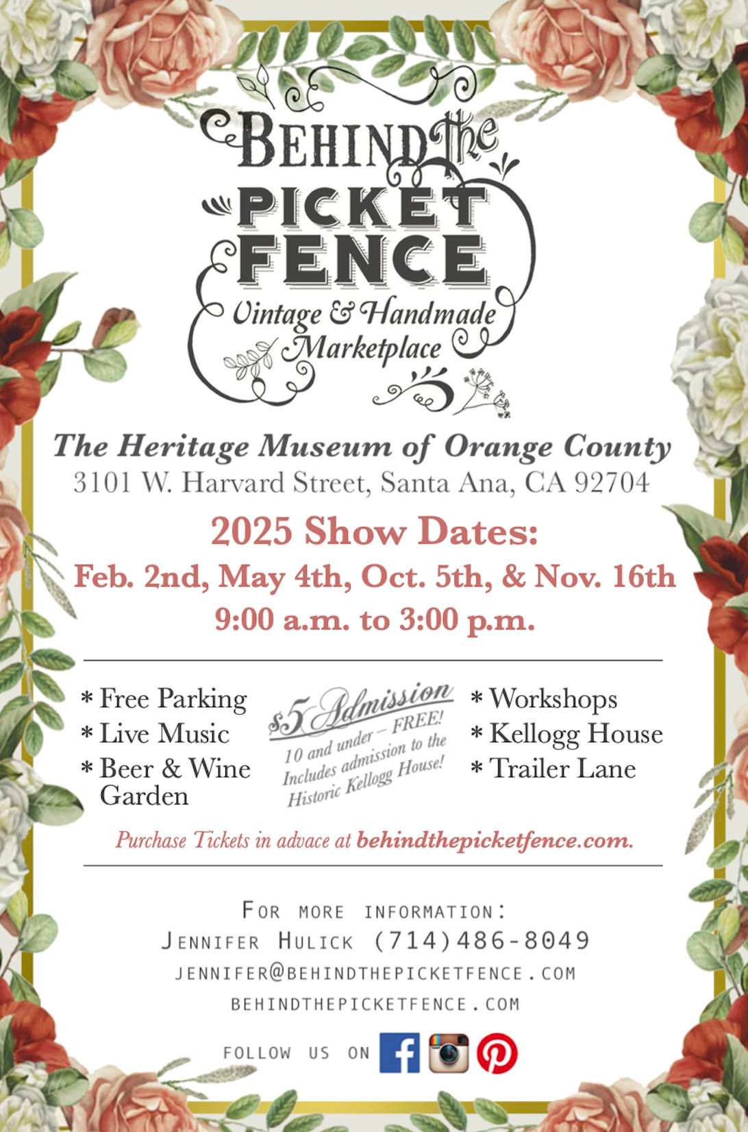 Behind The Picket Fence "Vintage & Handmade Marketplace"