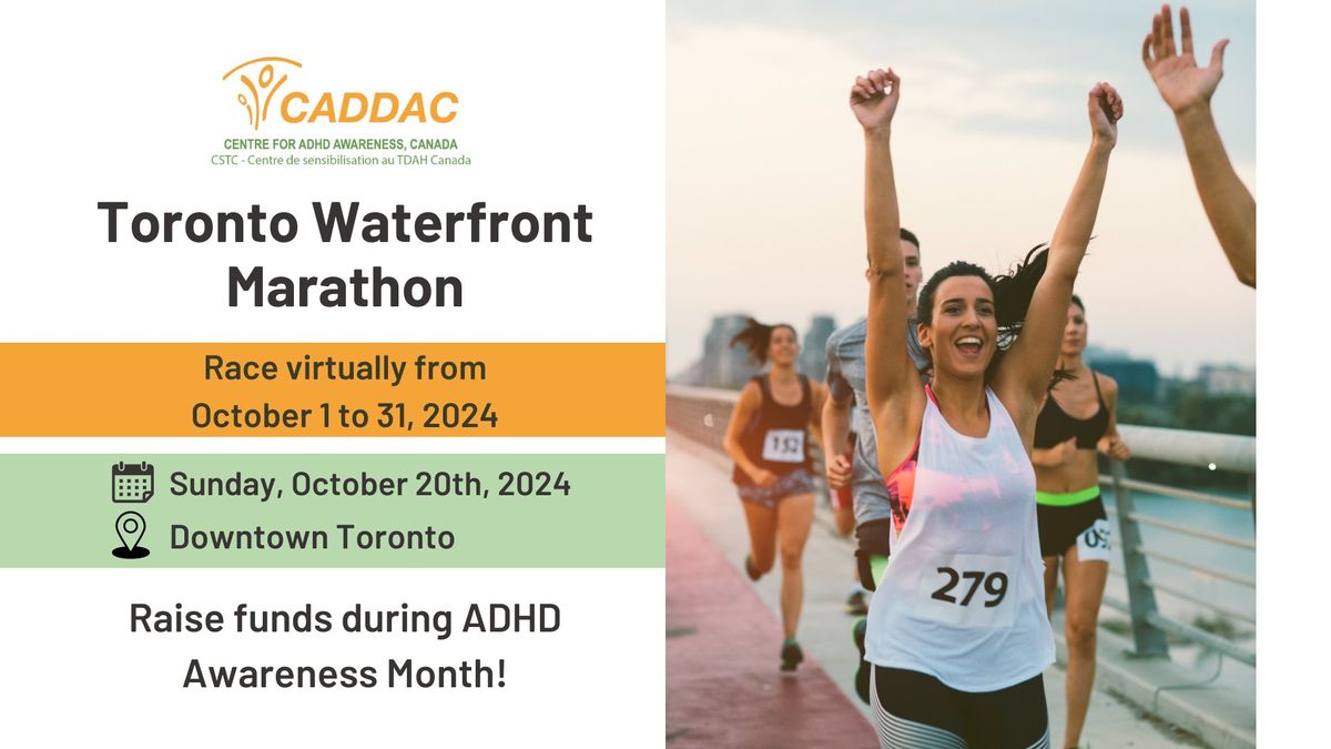 Run for ADHD Awareness - Toronto Waterfront Marathon