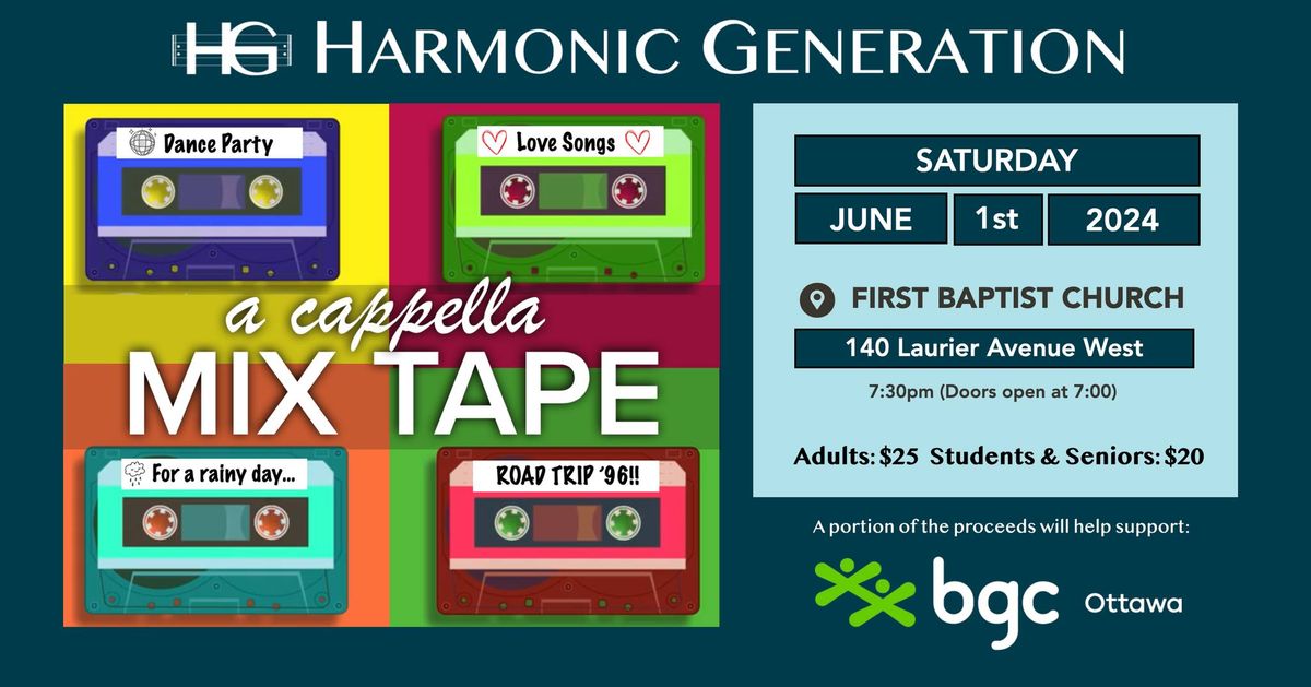 Harmonic Generation presents "a cappella MIX TAPE"