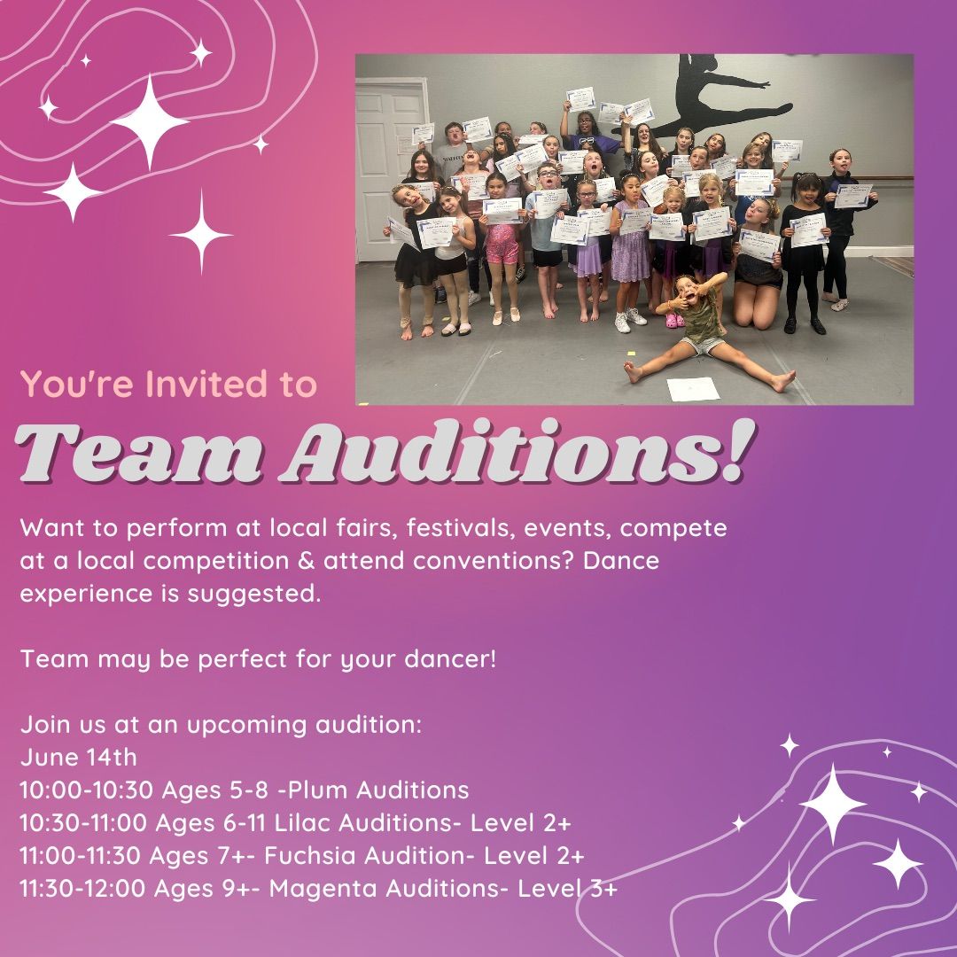 Performance Team Auditions