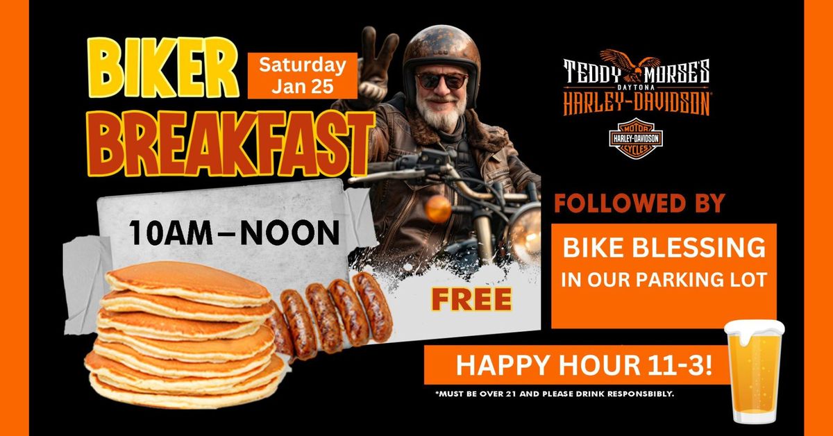 Pancake & Sausage Breakfast & Bike Blessing