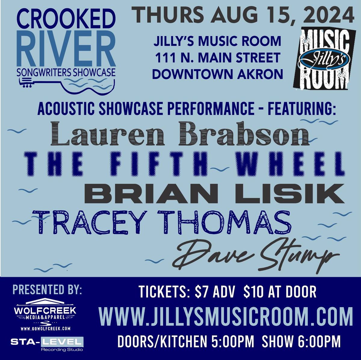 Crooked River Showcase | The Fifth Wheel, Lauren Brabson, Tracey Thomas, Brian Lisik, Dave Stump