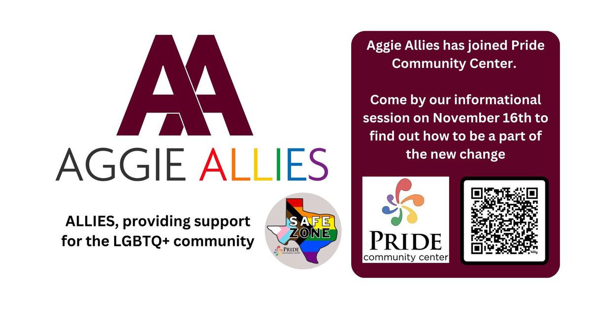 Aggie Allies Facilitator Interest Meeting