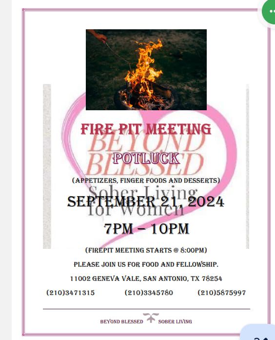 Fire pit Meeting