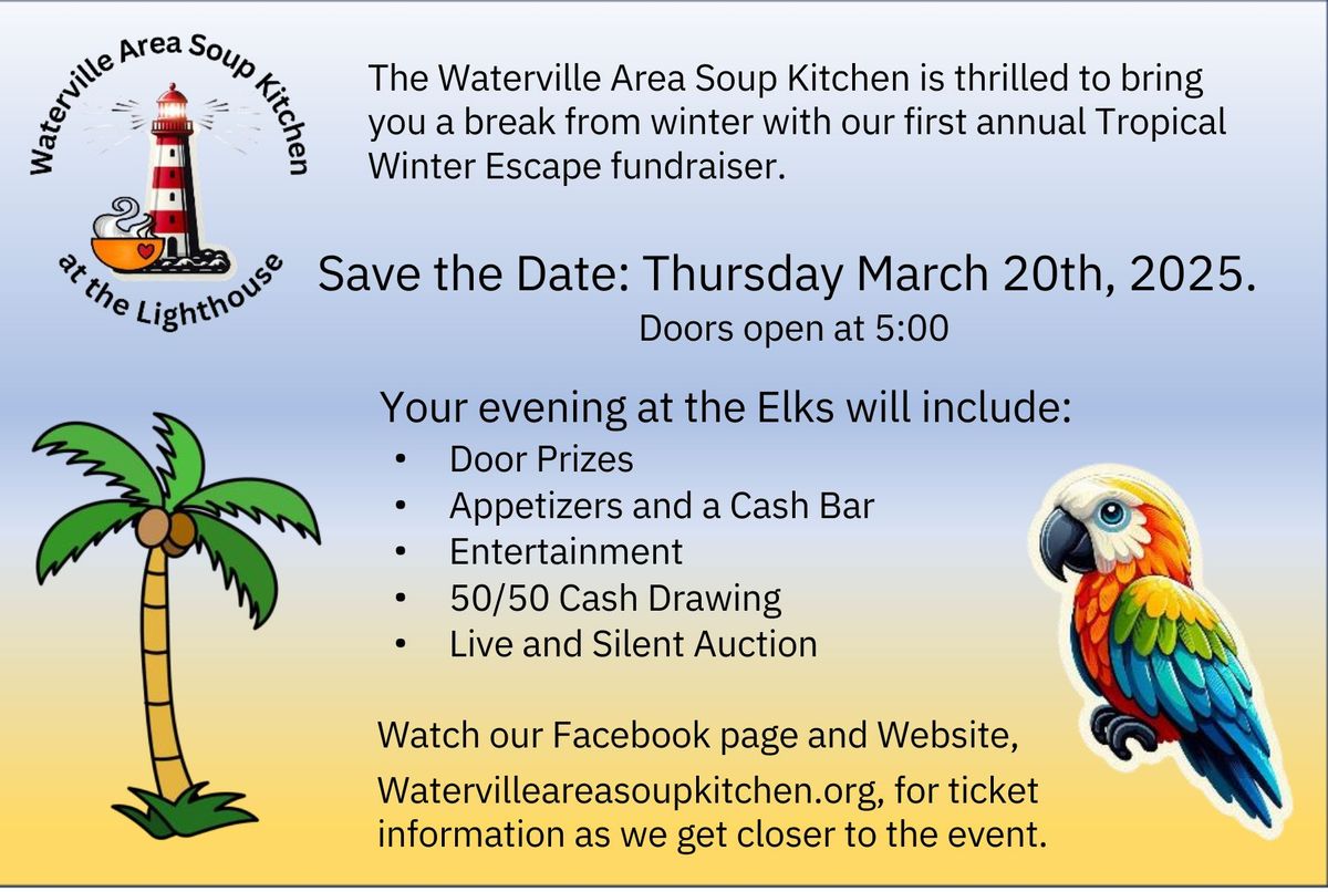 Tropical Winter Escape Fundraiser