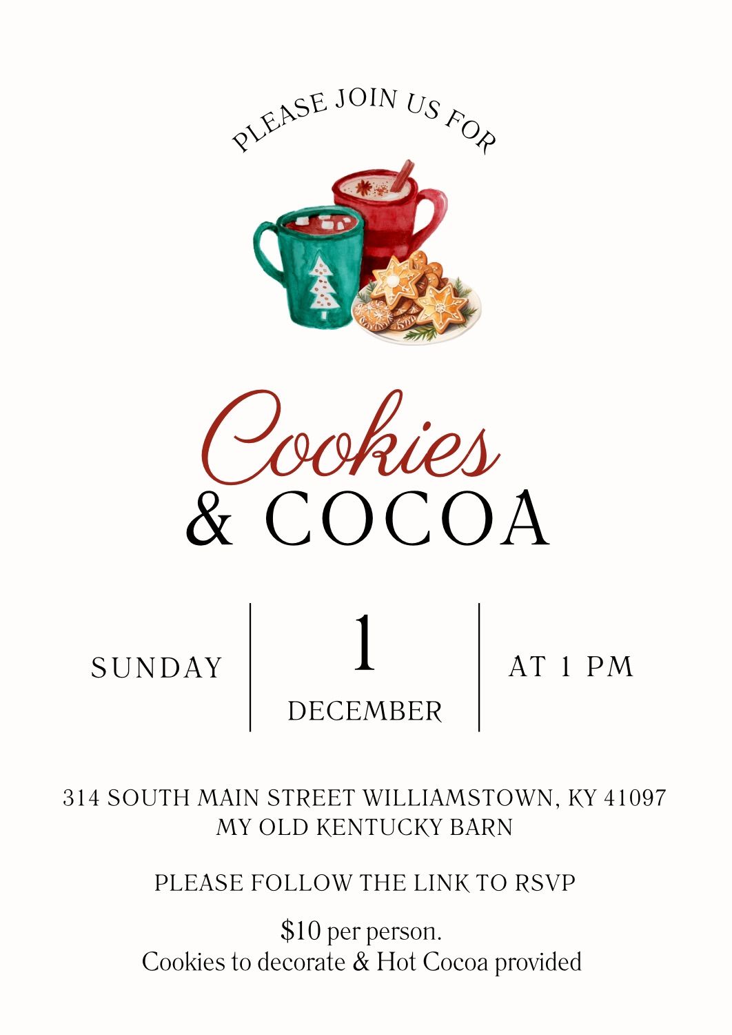 Cookies & Cocoa Party