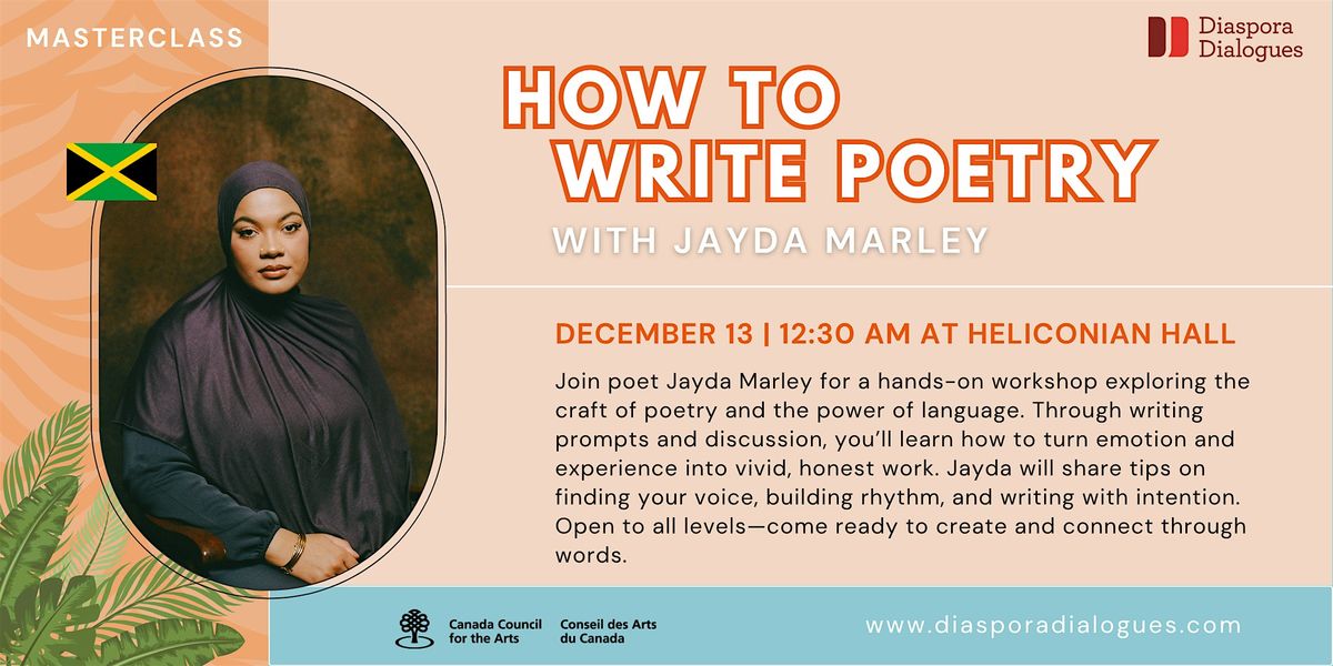 How to Write Poetry with Jayda Marley