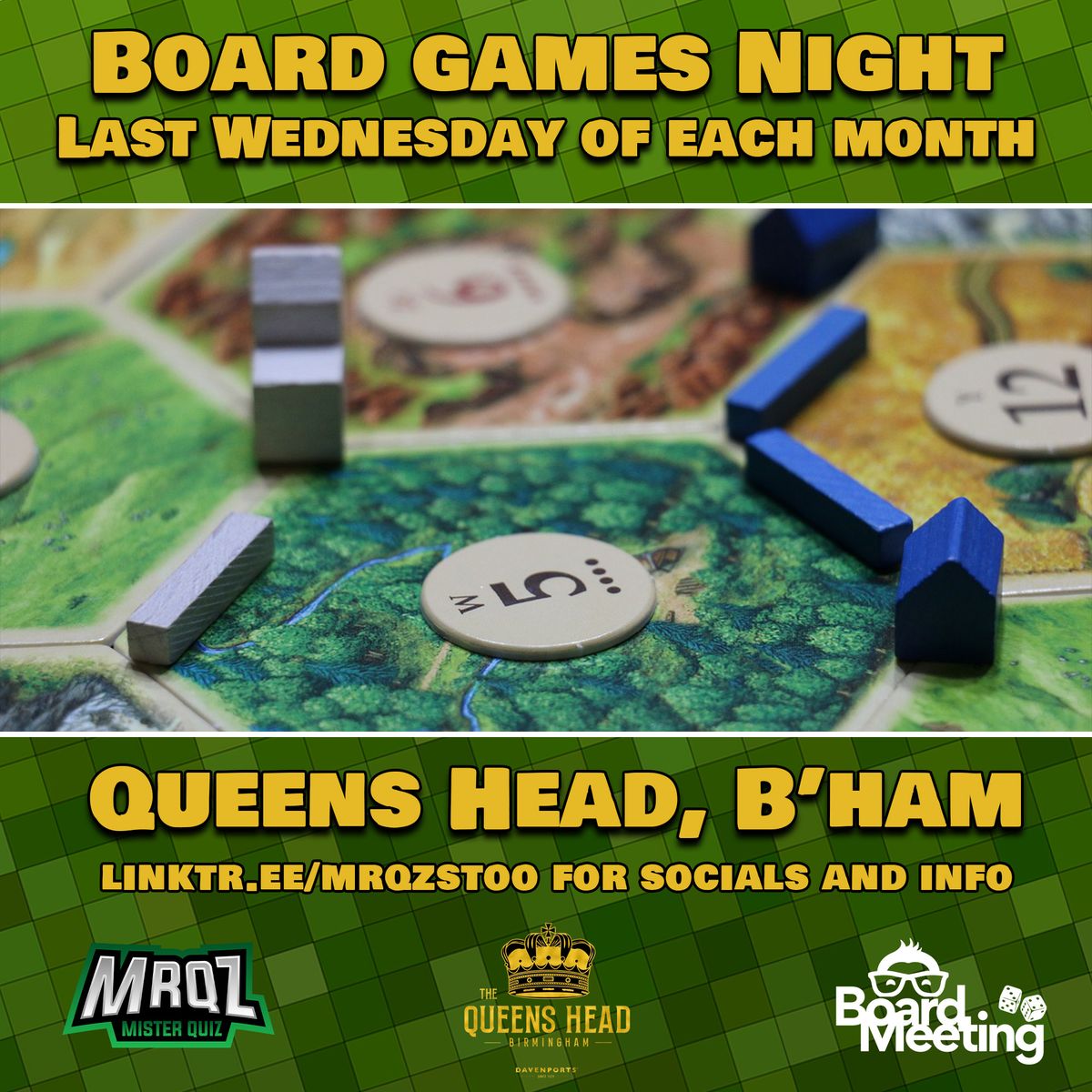 Board Games Night @ The Queens Head