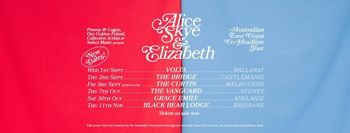 Alice Skye + Elizabeth Co-Headline Tour @ Grace Emily, Adelaide