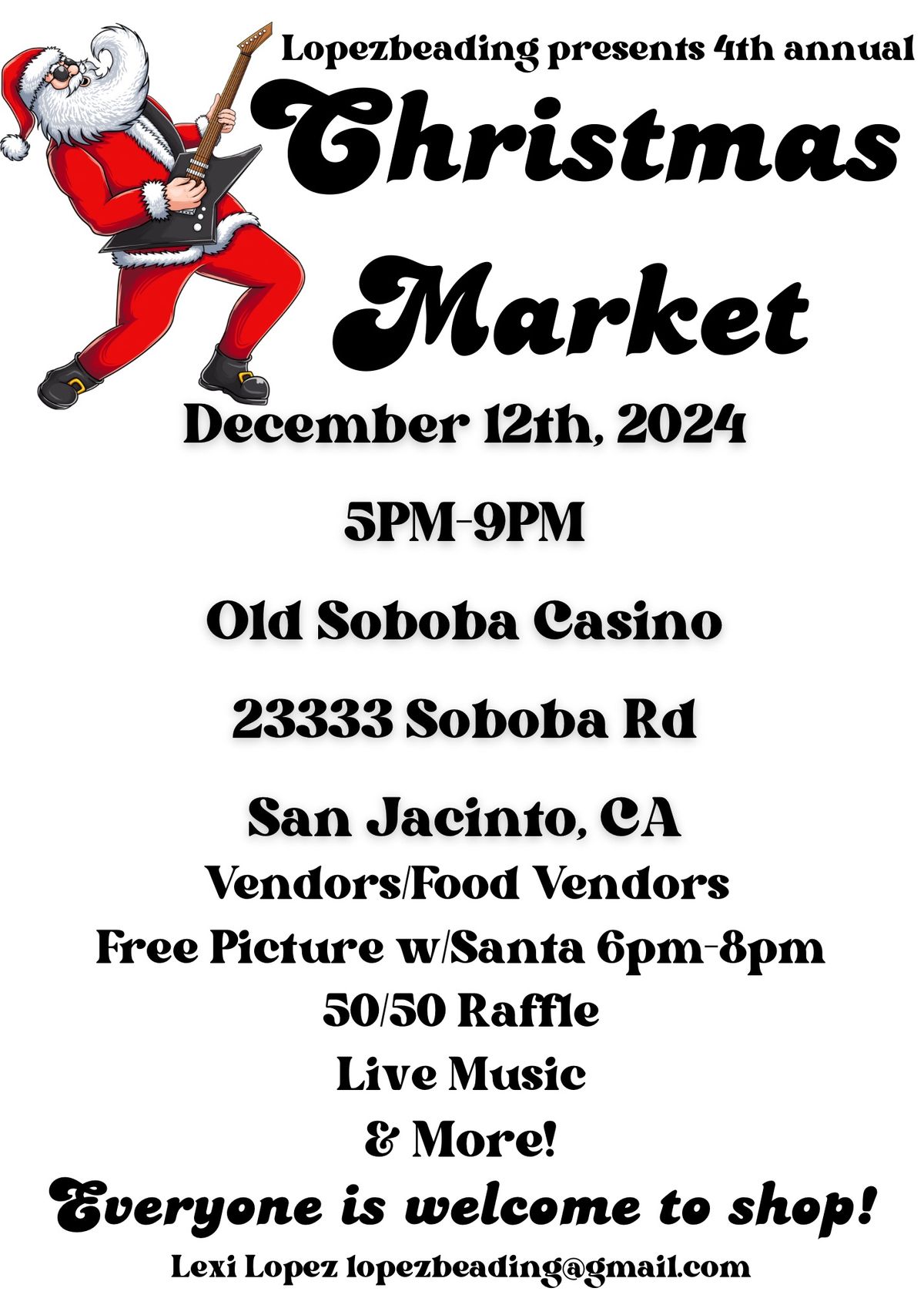 4th annual Christmas Market