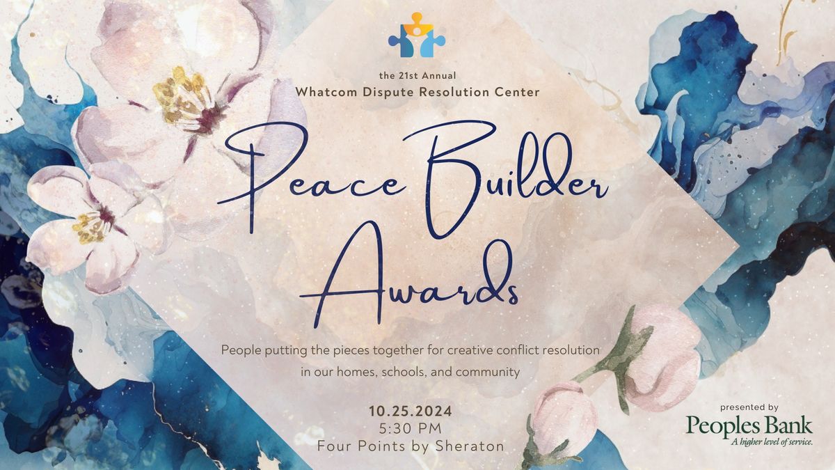 2024 Peace Builder Awards