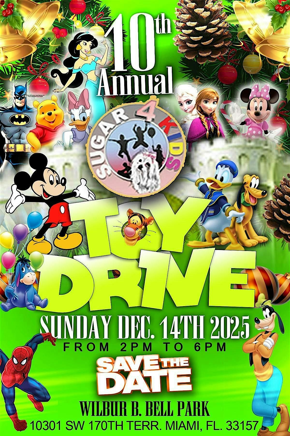 Sugar4Kids 10th Annual Toy Drive (Cutler Bay residents)