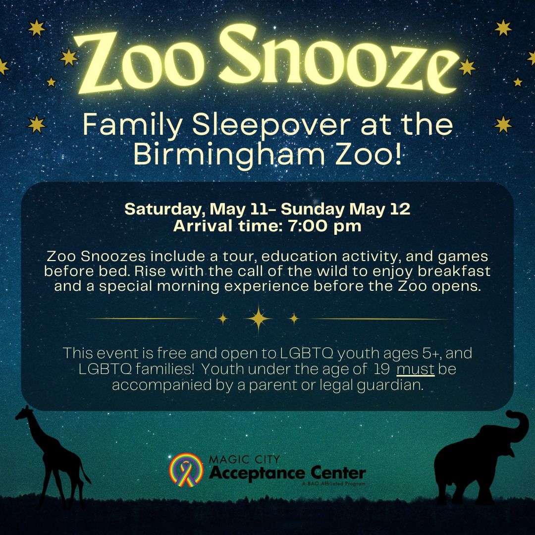 *REGISTRATION CLOSED* Zoo Snooze: Family Sleepover at the Zoo!