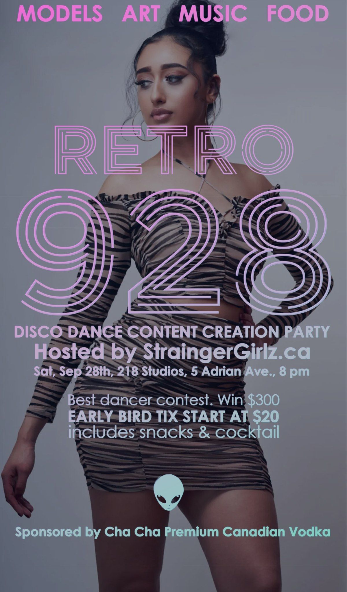 Retro Disco Dance Content Creation Party