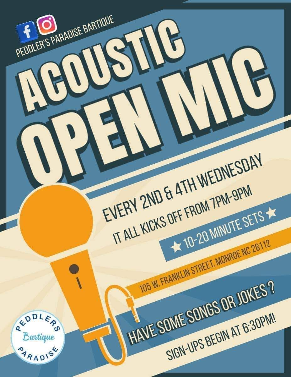 Open Mic Night: Second and Fourth Wednesday 